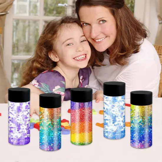 24 Pcs Sensory Bottles with Lids - 12 oz/ 350 ml {5}