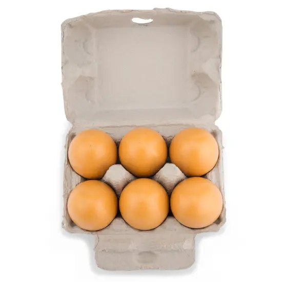New Classic Toys Wooden Eggs 6-Pack {3}