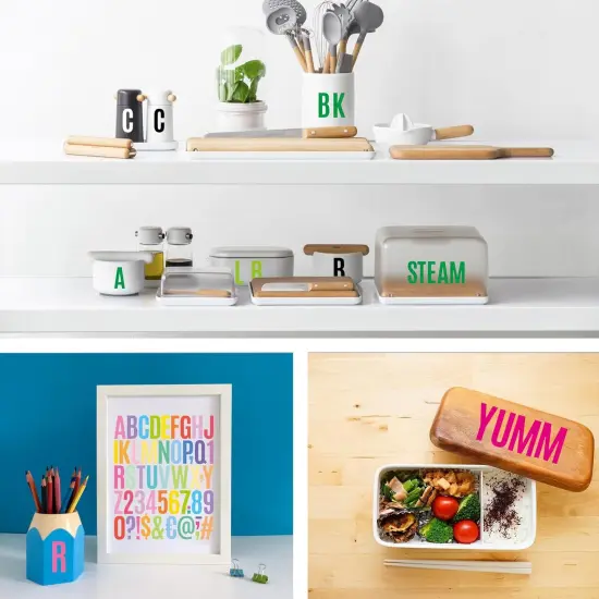 Letter Stickers 30 Sheets 1500 PCS Large Alphabet Stickers {4}