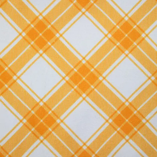 Northlight Hello Pumpkin Season and Plaid Fall Harvest Kitchen Tea Towels - 26" - Set of 2 White {6}