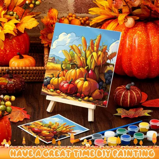 Painting Autumn Painting Canvas 6" x 6(Fall) {4}