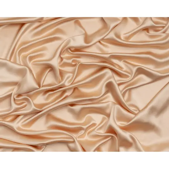 1 Yard Ecru Silk Crepe Back Satin Soft Smooth Luxurious Sewing Fabric for Bridal Gowns 44 inch Width {3}