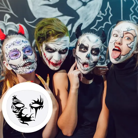 52 Pcs Face Paint Stencils(Weird Style) {5}