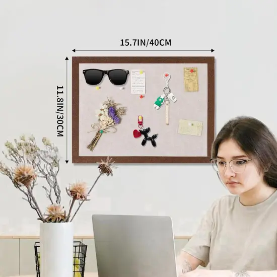 15.7''X 11.8'' Cork Board Pin Board (2 Pack) {4}