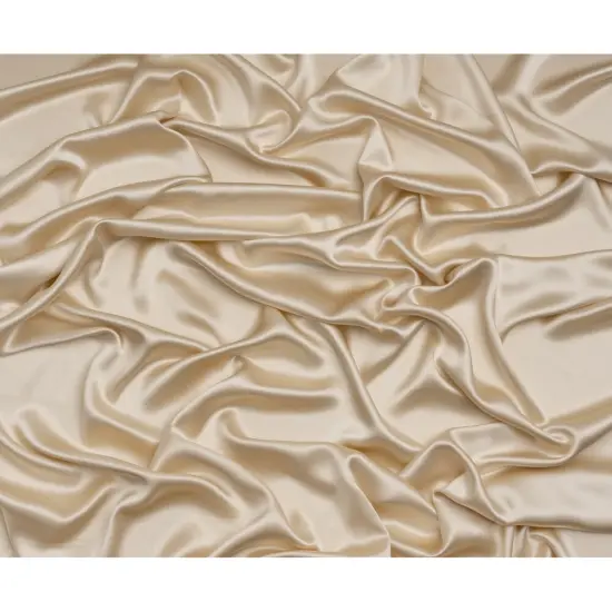 1 Yard Tapioca Silk Crepe Back Satin Luxurious Smooth Soft Lustrous Fabric 44 inch Width {3}