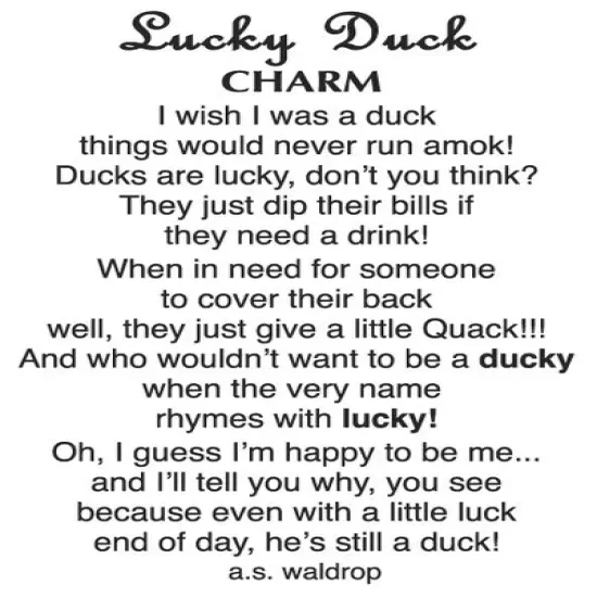 Lucky Duck Charm {3}
