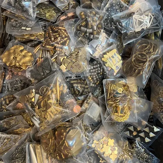 Mystery Bulk Wholesale Lot of Metal Charms & Metal Findings and Components {1}