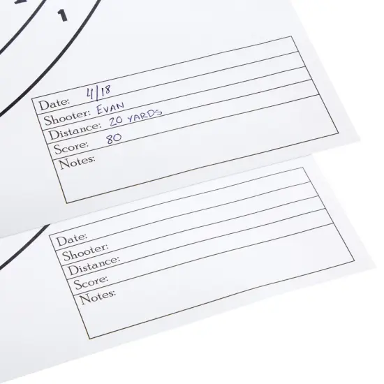 50-Pack Bullseye Large Paper Shooting Range Targets for Pistol Shooting - 17x17 in Bulk Pack for Hunting Accessories, Handguns, Gun Range, Firearms with Colorful Design (10 Rings) Multicolor {7}