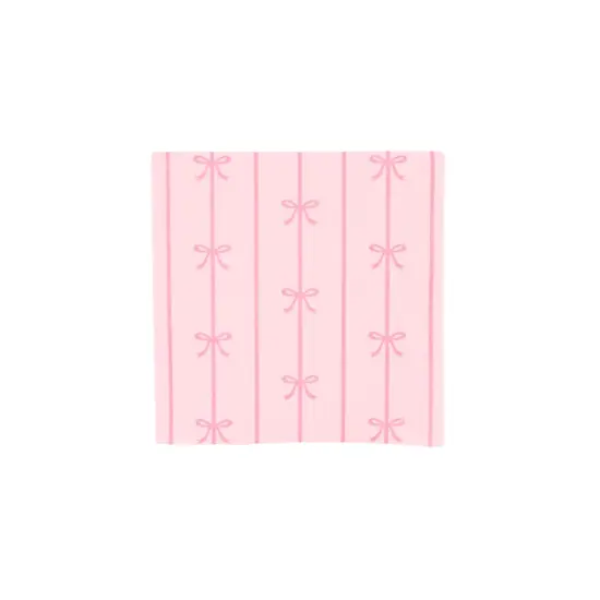 PETAL PINK SIGNATURE BOW SMALL NAPKINS {1}