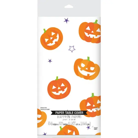 12 pc Bulk Halloween Paper Tablecover {4}