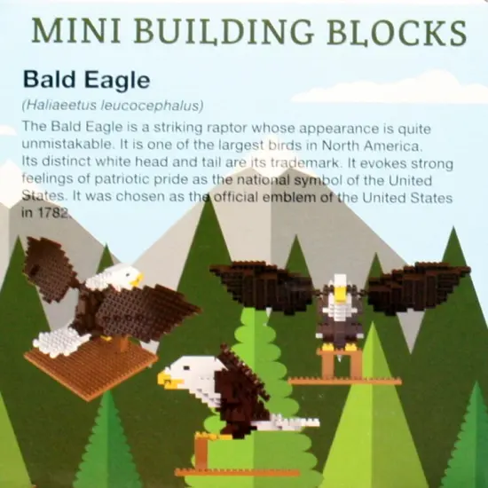 Mini Building Blocks - Bald Eagle {2}