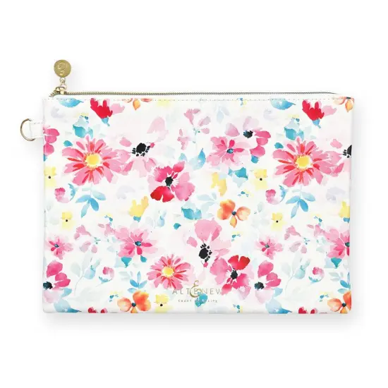 Dreaming in Watercolor Zipper Pouch (280mm x 195mm) {1}