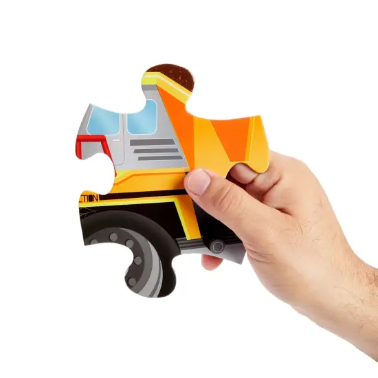 48 Piece Jumbo Floor Puzzle for Kids Ages 4-14, 2x3 Feet Giant Jigsaw Puzzles for Toddler Preschool Learning, Construction {4}