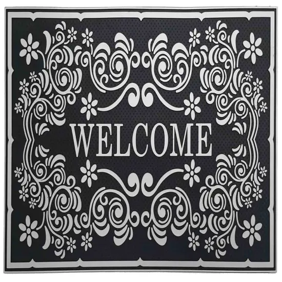 18''x28'' Valentini Door Mat - 2 Colors! Silver {1}