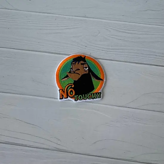 No Touchy embroidered patch {1}