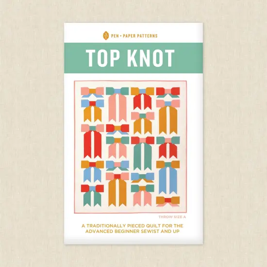 Top Knot (ppp 43) | Pen and Paper Patterns | Sewing Pattern {1}