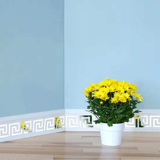 24 Pcs Acrylic Mirror Wall Stickers Geometric Greek Mirror Stickers {4}