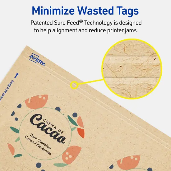 3" Diameter Round, Kraft Brown Printable Tags {4}