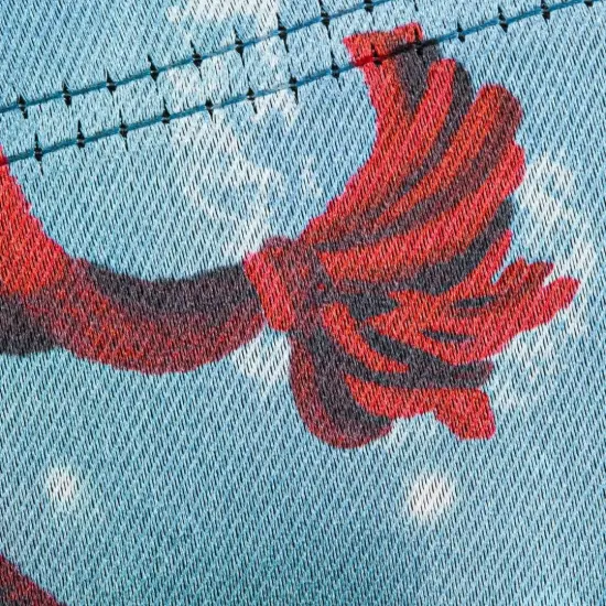 Gnome Christmas Wreath Garden Flag 2 Sided {4}