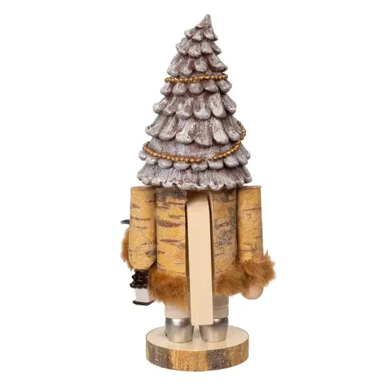 Kurt Adler 10-Inch Wooden Rustic Glamour Gnome Nutcracker {3}
