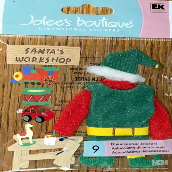Jolee's Boutique Santa's Workshop Dimensional Stickers {1}