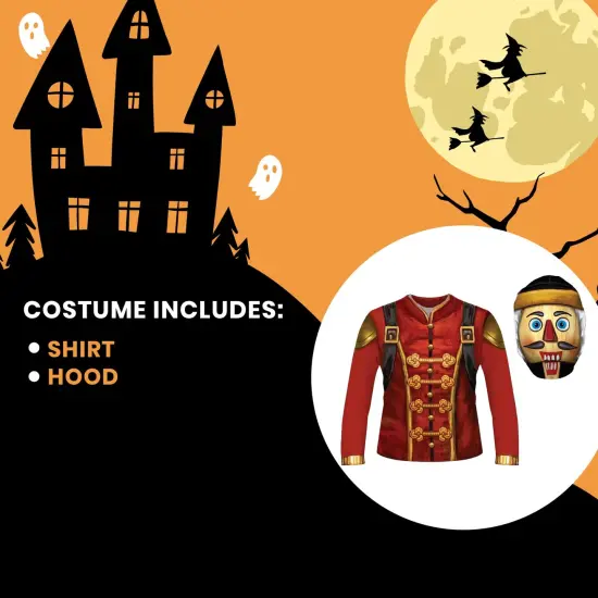 Nut Job Child Sublimated Costume Shirt & Hood {5}