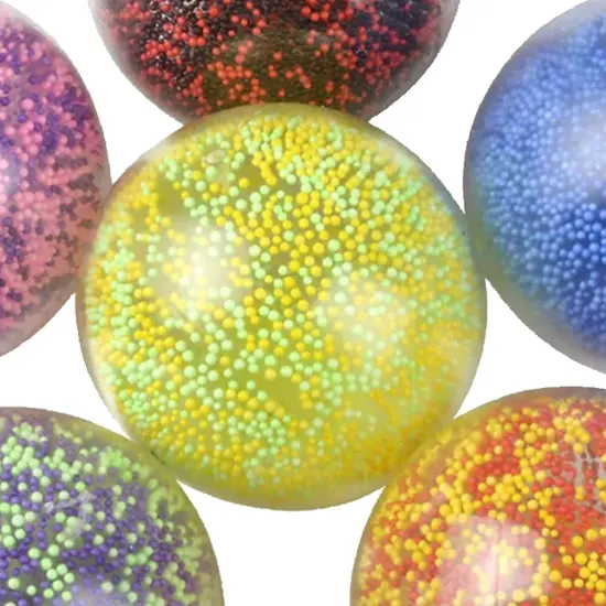 Confetti Squish Balls 4 Inch Diameter {2}