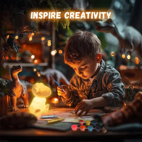 Paint Your Own Dinosaur Lamp Kit {4}