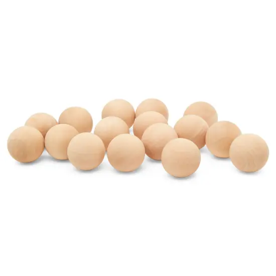 Wooden Balls, Assorted Unfinished, Round, Birch Hardwood Craft Balls | Woodpeckers {1}