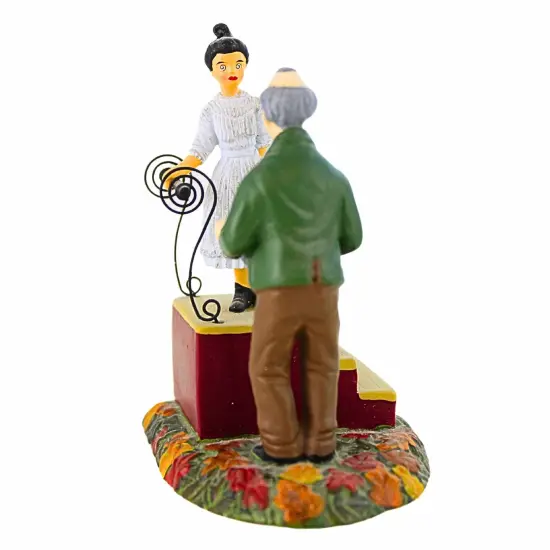 Department 56 Villages 3.5 Inch Spellbound By Hypno Girl Halloween Halloween Village , Halloween Decor Halloween Snow Village Green {3}