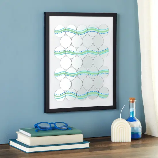 60-Pack Small Round Mirrors for Crafts, 2-Inch Glass Tile Circles for Wall and Table Decor, Mosaics, DIY Home Projects, Holiday Decorations, Arts and Crafts Supplies Silver {2}