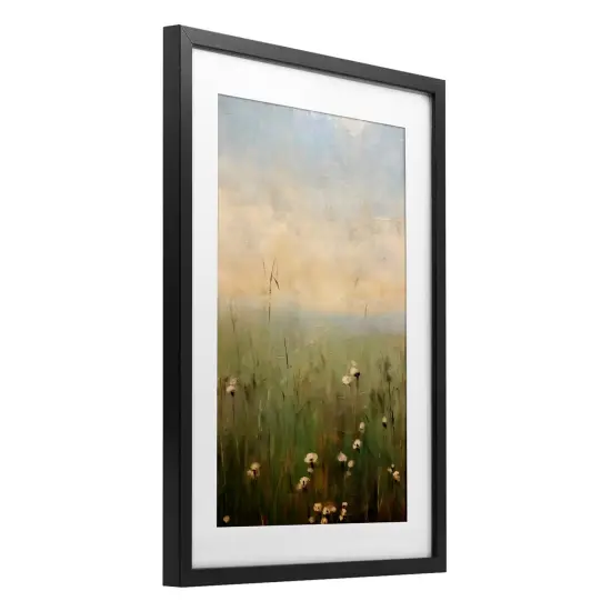 Stupell Industries Tall Grass with Flowers Framed Print Under Glass, design by LSR Creative Studio {3}