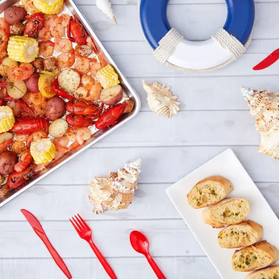 3 Pack Crawfish Table Covers for Crawfish Party Decorations, Rectangular Tables, Party Supplies (5 x 9 Feet) Multicolor {3}