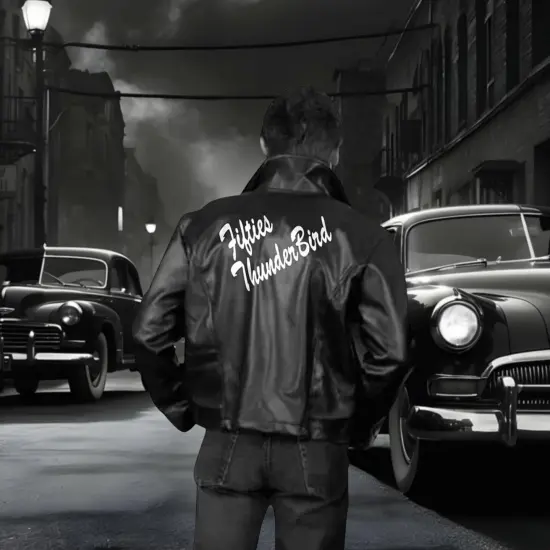 Fifties Thunderbird Adult Costume Jacket {4}