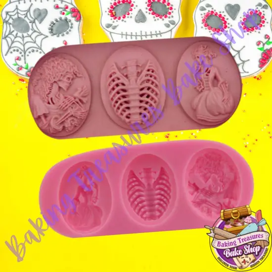 Day of the Dead Silicone Mold {1}