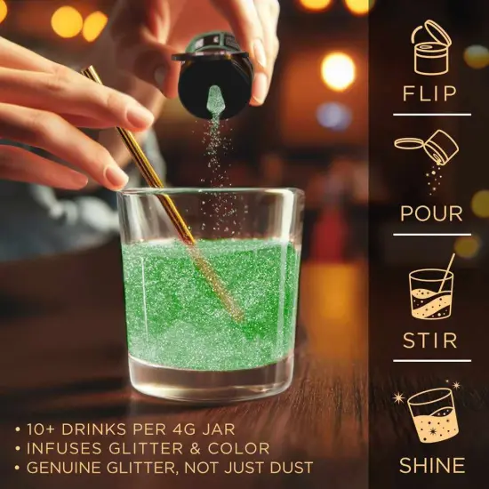 Green Edible Glitter Spray Pump | Brew Glitter&reg; {4}