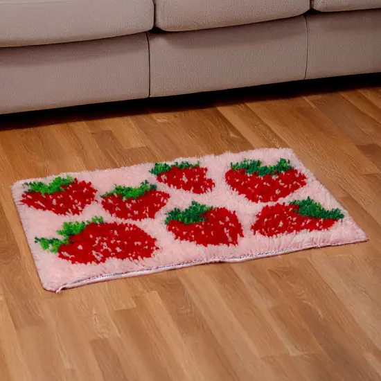 John Bead Rug Latch Hook DIY Kit for Beginners Daisy {7}