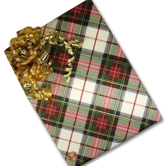 Plaid Christmas Wrapping Paper Highland Plaid 24 ''*417 ' {6}
