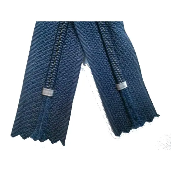 Navy Generic Nylon Zippers #3 Coil Closed Bottom {2}