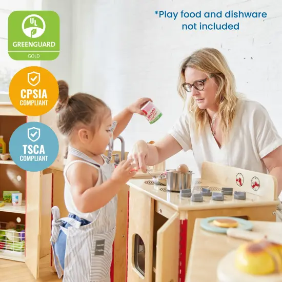 Play Kitchen Stove Natural {6}