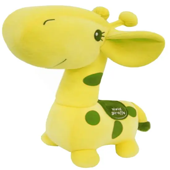 Prime Plush 12" Stuffed Animal Giraffe with Green Spots {1}