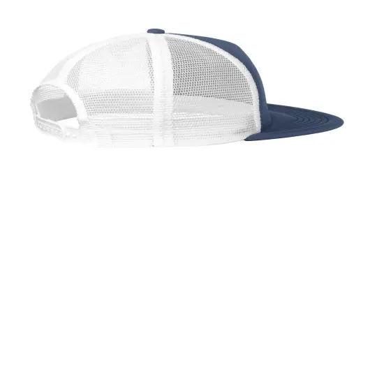 District&reg; Flat Bill Snapback Trucker Cap New Navy {2}