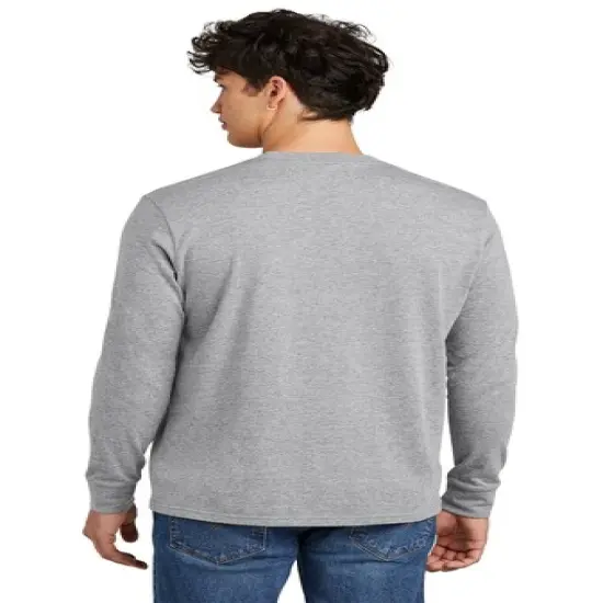 District&reg; CVC Long Sleeve Crewneck Tee Light heather grey {7}