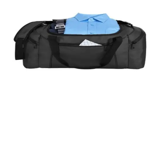 Port Authority® Form Duffel Durable, Spacious, and Comfortable Black {7}