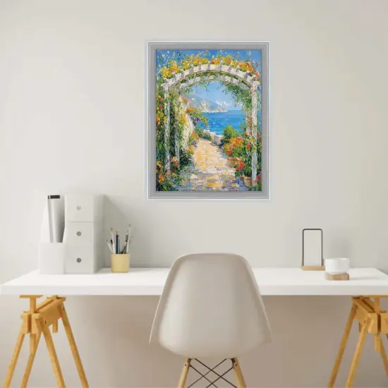 Modern Silver Metal Brushed Picture Frame 13x19 frame {5}