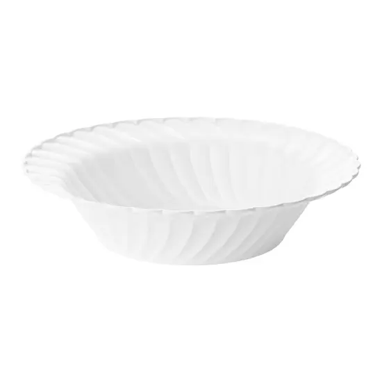 White Flair Plastic Soup Bowls - 12 oz. (180 Bowls) {1}