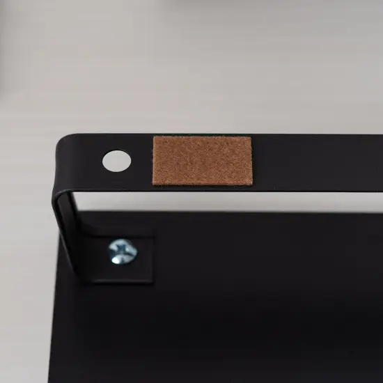 IRIS USA 1 Tier Computer Monitor Stand for Desk Black {5}