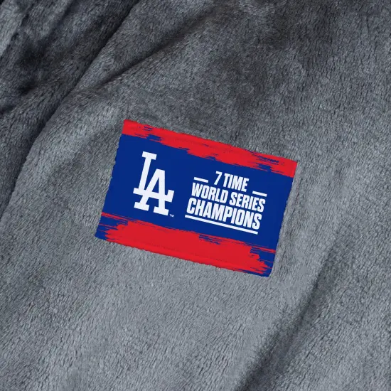 Los Angeles Dodgers 2024 MLB World Series Multi Champs Keepsake Silk Touch Robe {3}
