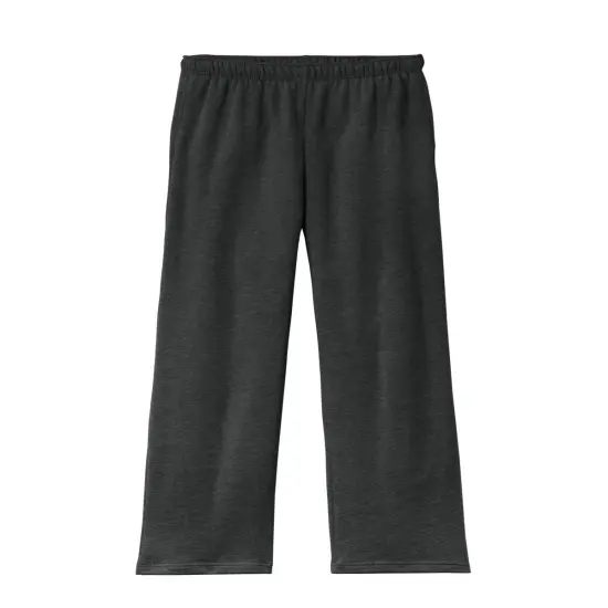 BELLA+CANVAS&reg; Unisex Sponge Fleece Straight Leg Sweatpant Dark Grey Heather {1}