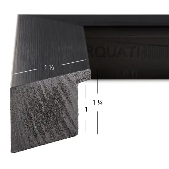 24x36 Picture Frame, Modern Aesthetics 150 1.5 Inch Polystyrene Moulding, Wall Display Frame for Art, Posters, or Photos by wallsthatspeak Silver {5}